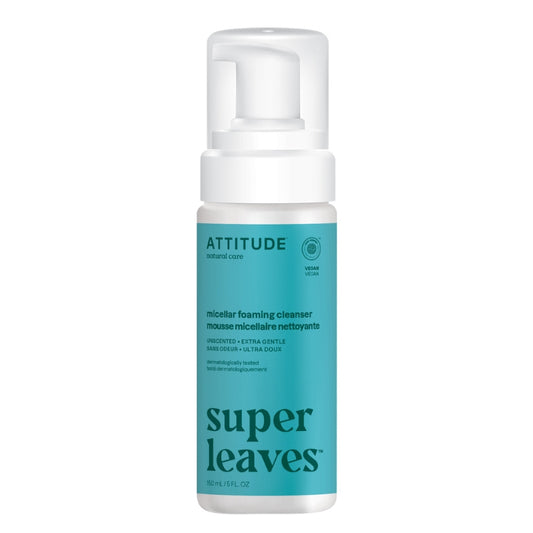 Attitude Super leaves mousse micellaire nettoyante- sans odeur Super leaves micellar foaming cleanser - unscented