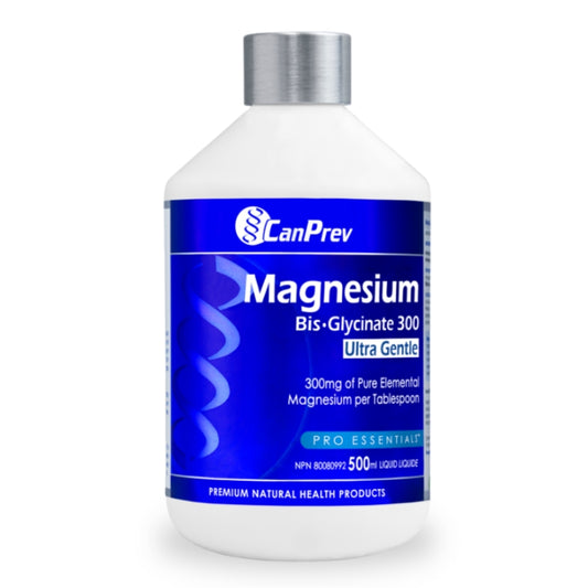 CanPrev Magnésium Bis-Glycinate 300 Ultra Doux Magnesium Bis-Glycinate 300 Ultra Gentle Liquid