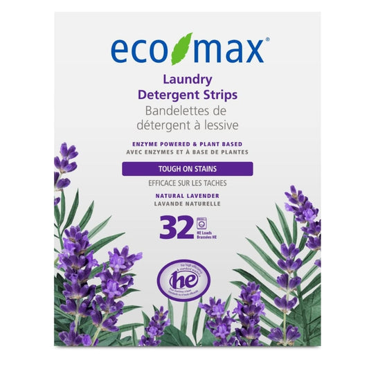 EcoMax Bandelettes de détergent à lessive - Lavande