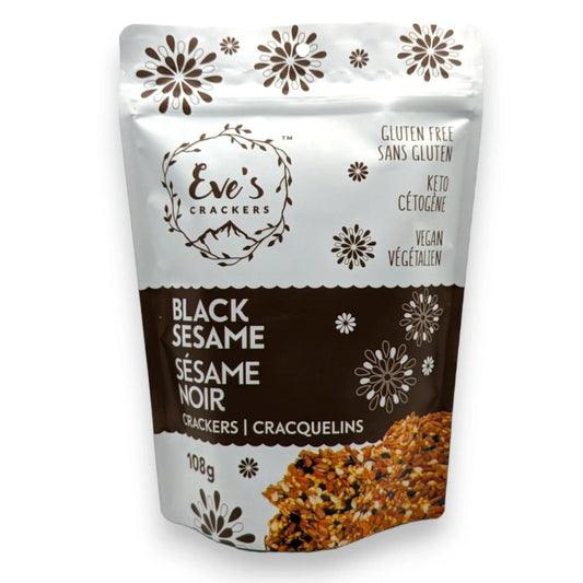 Eve's crackers Craquelins - sésame noir Crackers - black sesame