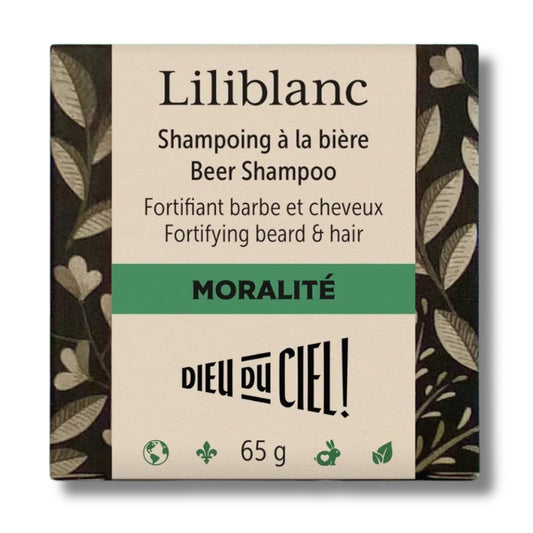 Liliblanc Shampoing en barre à la bière - Moralité Beer shampoo bar - Morality