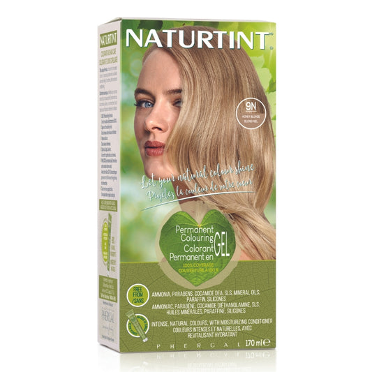 Naturtint Colorant permanent gel 9N - Blond Miel Permanent colouring gel 9N - Honey blonde