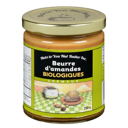 Nuts to you Beurre Amandes Crémeux Biologique Smooth Almond Butter - Organic