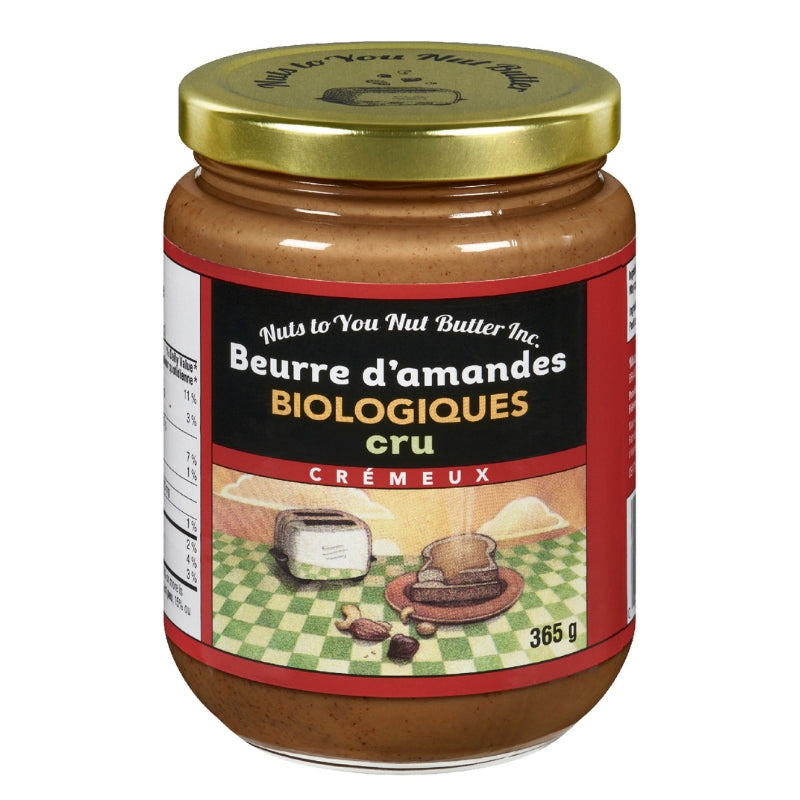 Beurre d'amandes crues biologique – La Moisson