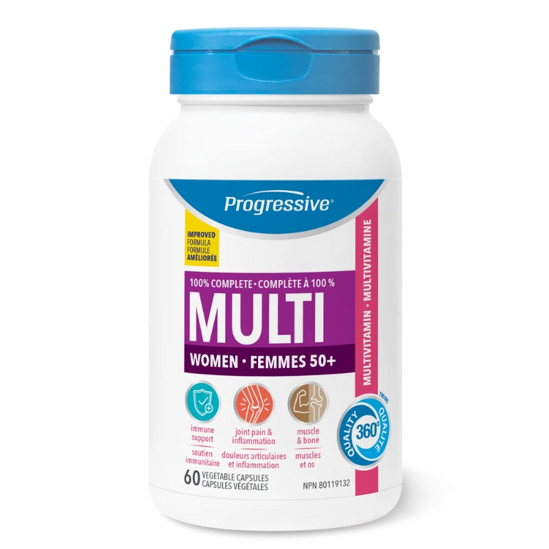 Multivitamines Pour Femmes 50+ - 120 Comprimés Ov Oxford Vitality | Soutien Os, Immunité, équilibre Hormonal