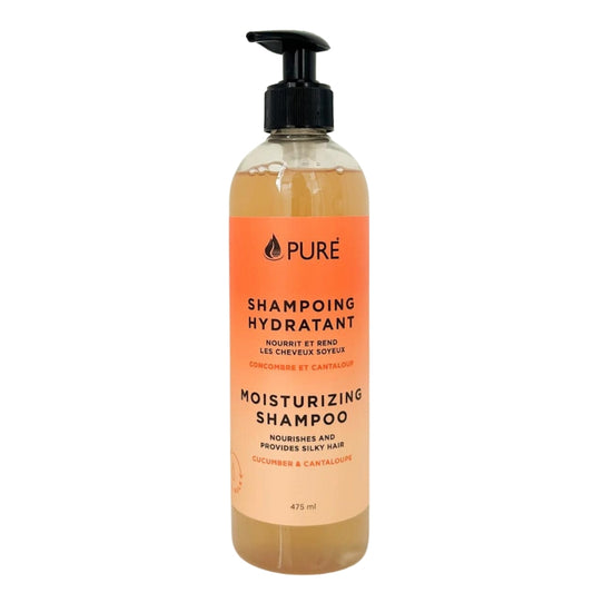 Pure Shampoing Hydratant - Cocombre et Cantaloup Shampoo Moisturizing - Cucumber & Cantaloupe