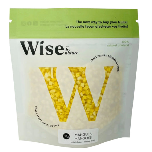 Wise by nature Mangues Lyophilisées Freeze-dried mangoes