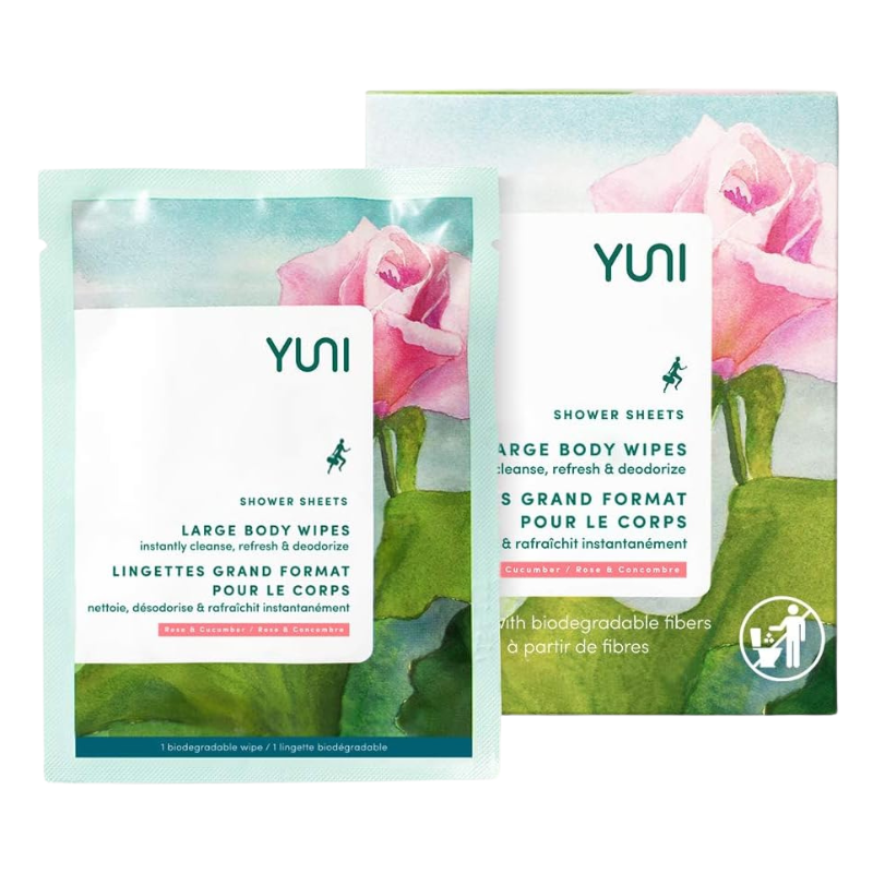 Lingettes nettoyante pour le Corps Rose La Moisson