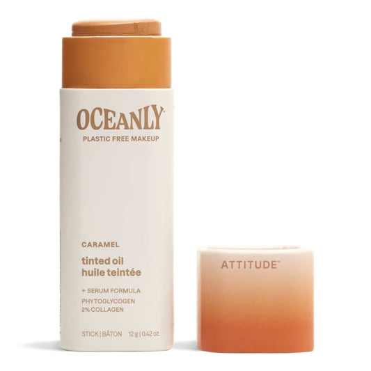 attitude Oceanly Huile teintée Visage en Bâton - Caramel Light Coverage Tinted Oil Stick