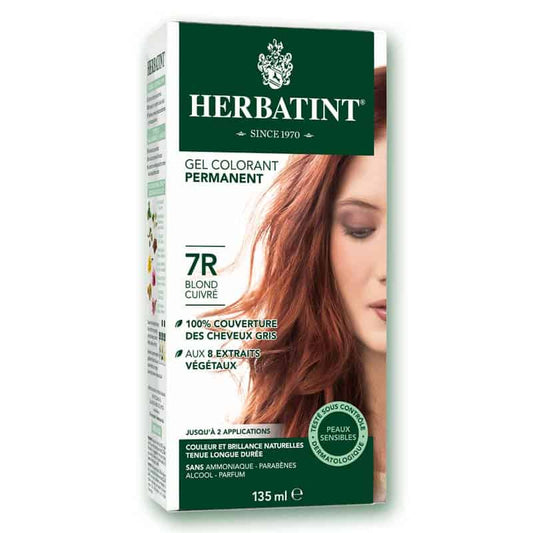 Permanent Haircolour gel - 7R - Copper blonde
