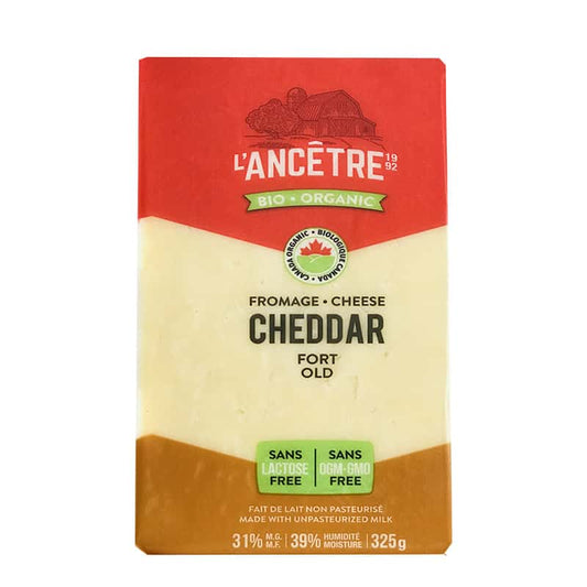 FROMAGE CHEDDAR FORT BIO L’ANCETRE 325g
