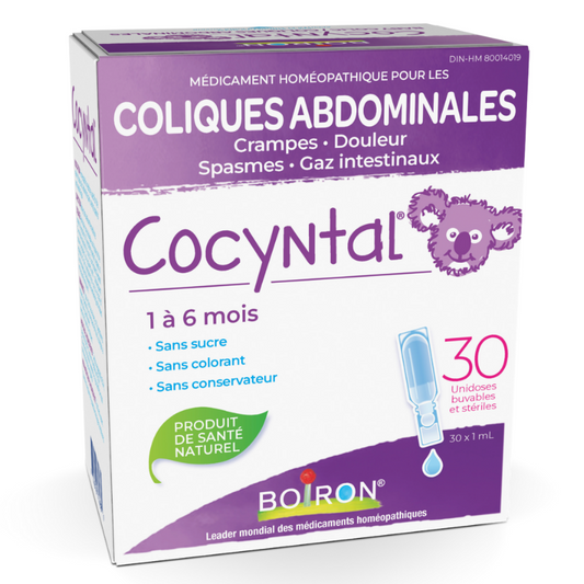 Cocyntal Coliques abdominales 1-6 mois