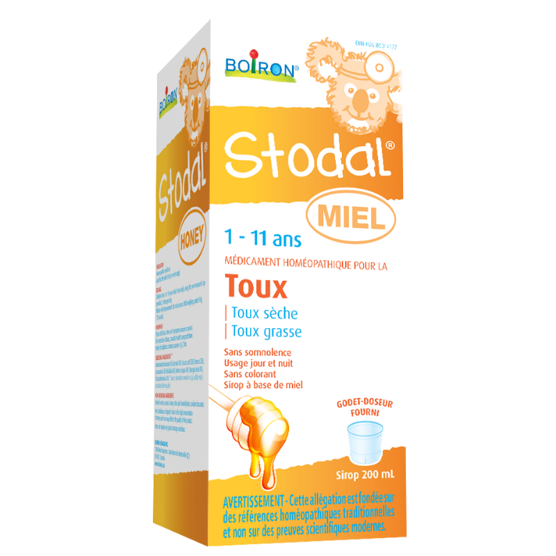 Stodal Miel Toux sèche - Toux grasse 1 -11 ans