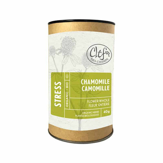 Organic chamomile herbal tea
