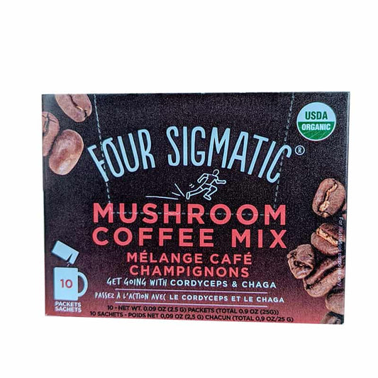 Mélange de café et champignons avec chaga