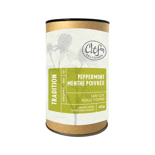 Organic peppermint herbal tea