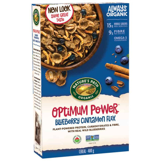 Optimum Power Blueberry Cinnamon Flax Cereals