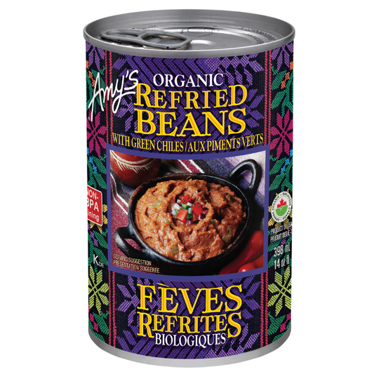 Refried Beans With Green Chiles Organic