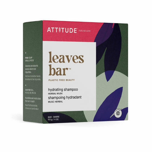 Leaves Bar Shampoing Hydratant Musc Herbal
