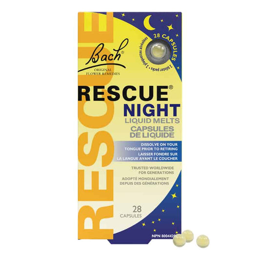 Bach rescue night capsules liquide 