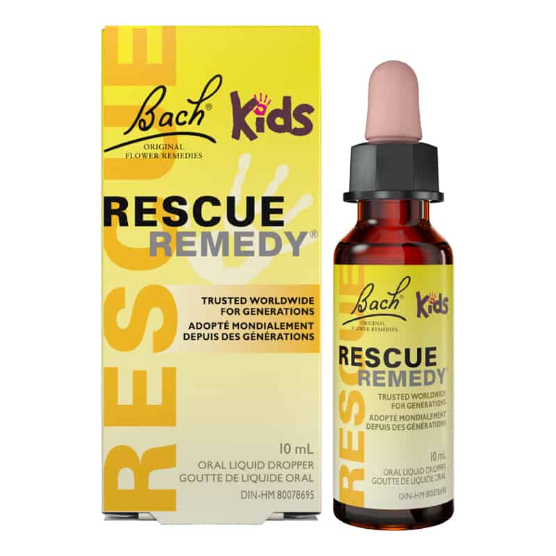 Rescue Kids gouttes sans alcool Fleurs de Bach - Anti Stress enfant