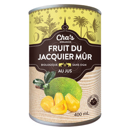 Cha's organics fruit jacquier mûr au jus biologique sans ogm 400 ml