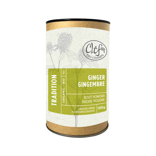 Organic ginger herbal tea