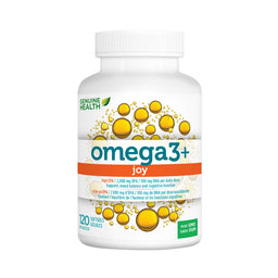 Genuine Health omega 3 + joy sans ogm 120 gélules 