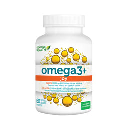 Genuine Health omega 3 + joy sans ogm 60 gélules 
