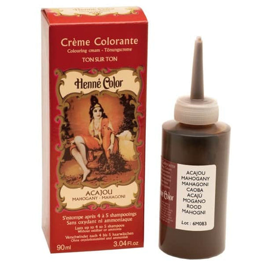 Crème Colorante Acajou||Henna colouring cream - Mahogany