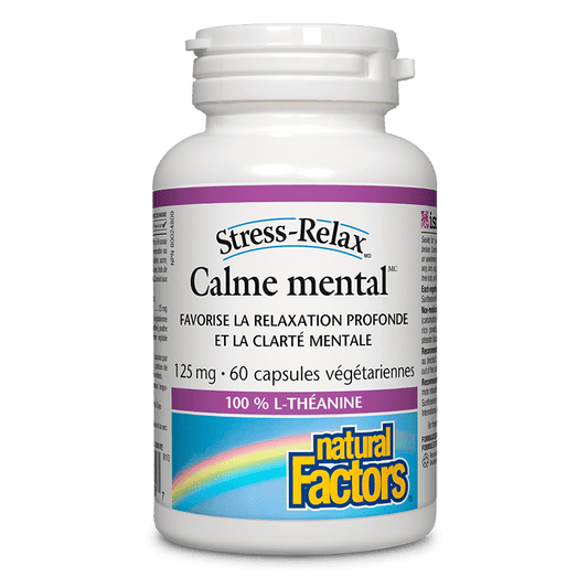 Natural factors stress relax calme mental 125 mg