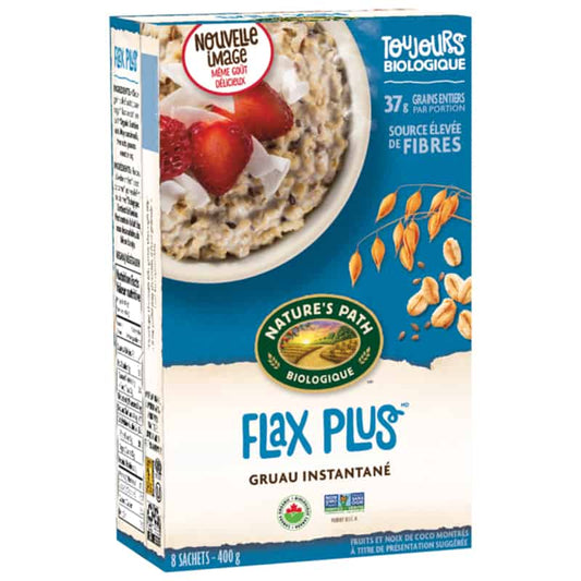 Gruau instantané Flax Plus bio||Flax Plus Oatmeal