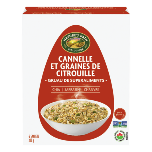 Gruau Avoine Sans Gluten Cannelle Graines Citrouille||Cinnamon Pumpkin Seed Oatmeal Gluten free