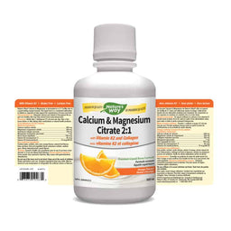CAL/MAG citrate 2:1 with collagen and K2 - Orange