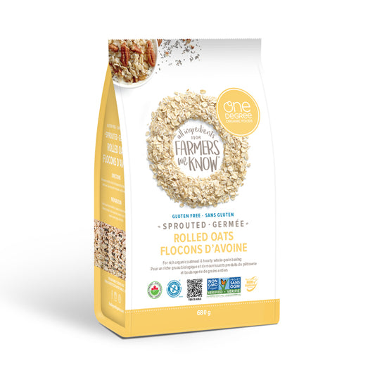 Sprouted rolled oats