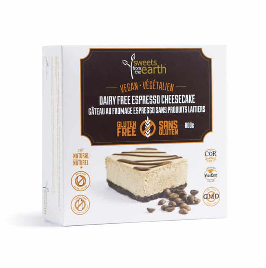 Dairy-free espresso cheesecake Vegan