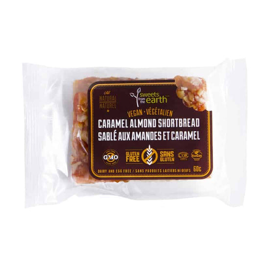Caramel almonds shortbread Vegan