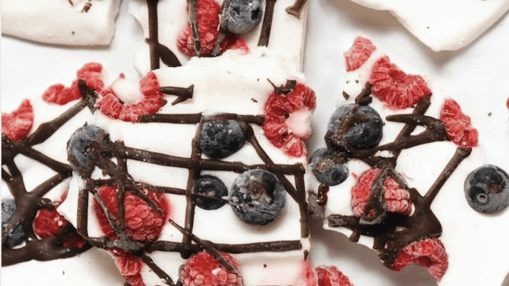 Écorce glacée au yogourt