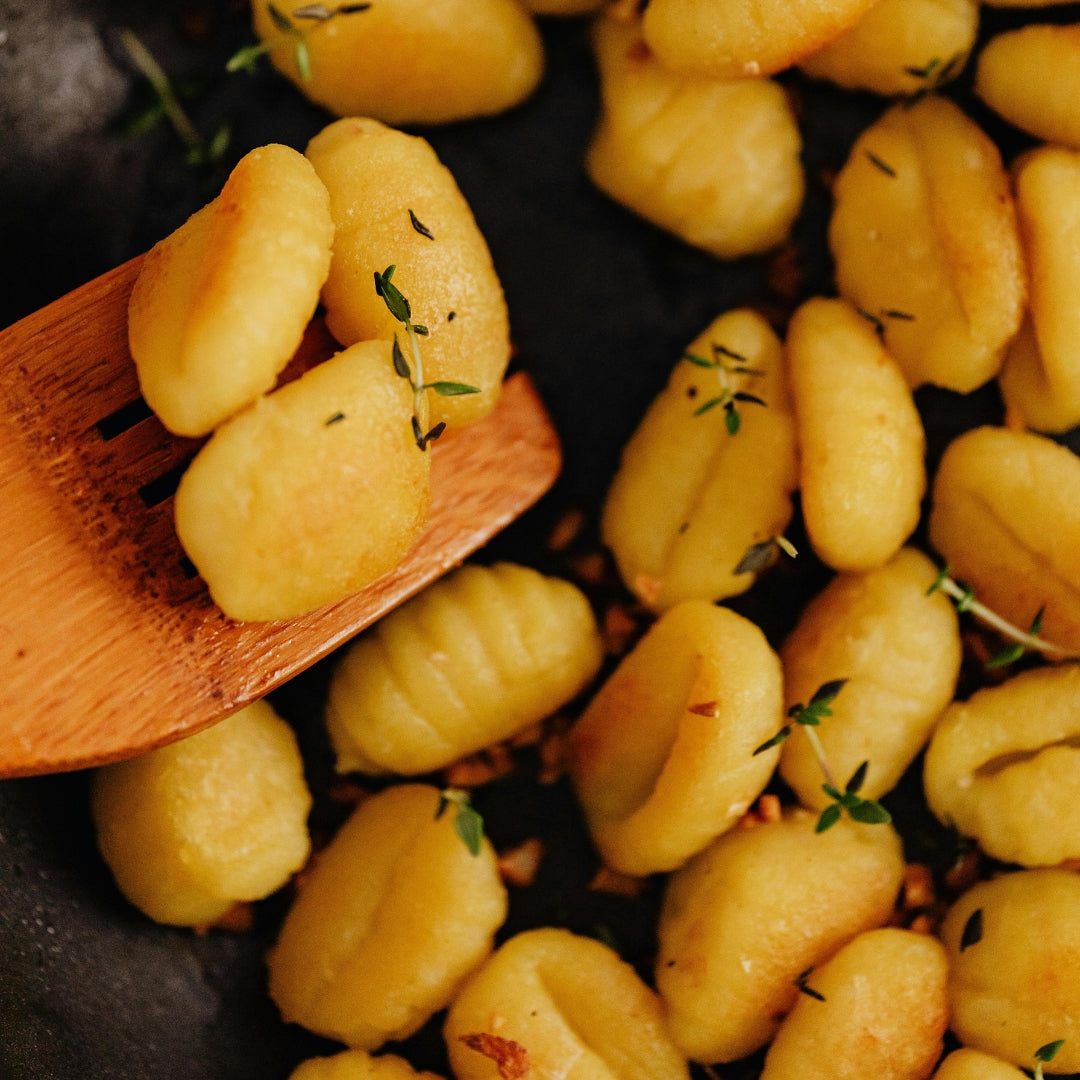 Gnocchi ail, herbes et citron