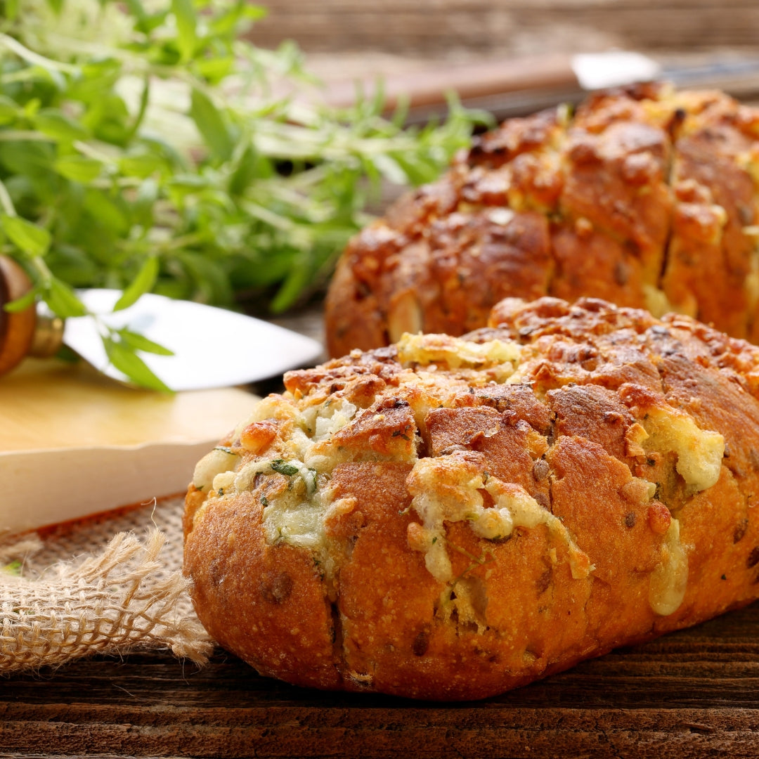 pain gratiné fromage herbes