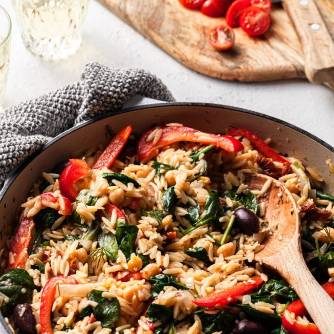 one-pot plant-based chick pea skillet recipe