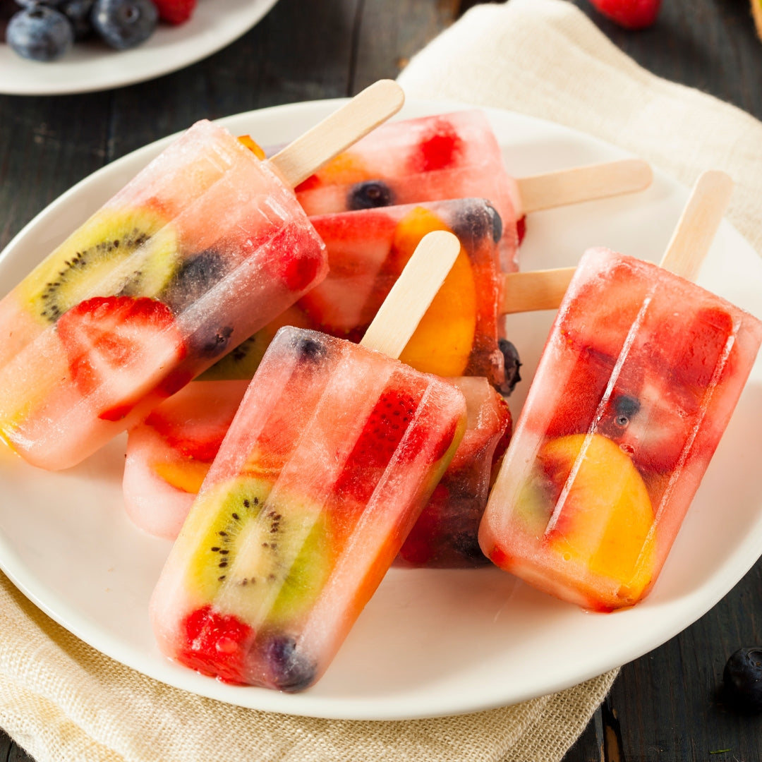 Recette de popsicles aux fruits