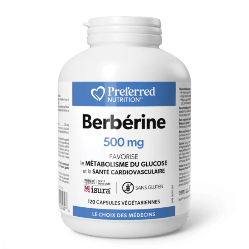 Preferred Nutrition berbérine 500 mg
