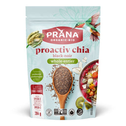 prana ProactivChia + Probiotiques Noir Entier