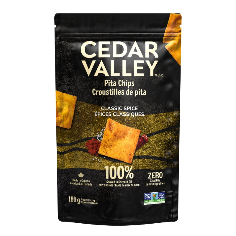 cedar valley Croustilles de pita - Épices classiques