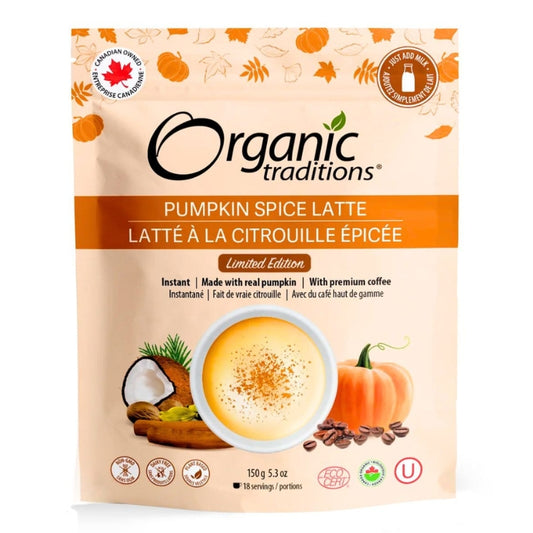 Organic Traditions Latté à la citrouille épicée 