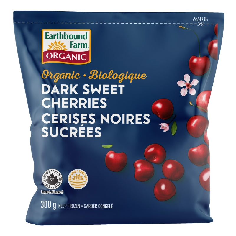 Earthbound Farm Cerises Douces Foncées Bio Surgelées Sans OGM