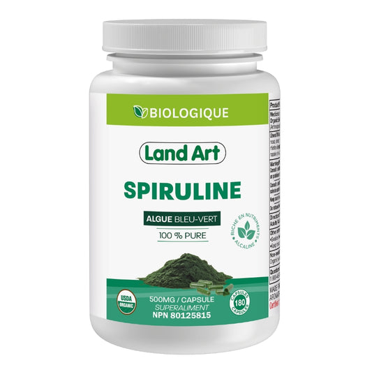 Land art Spiruline biologique - Capsules