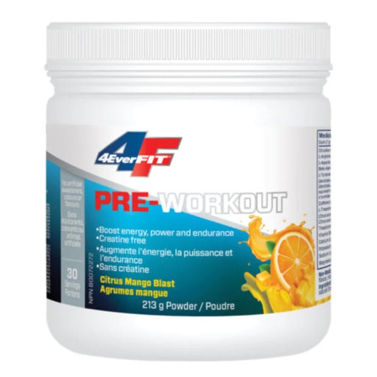 4everfit - Pre-workout - Agrumes mangue - 213 g
