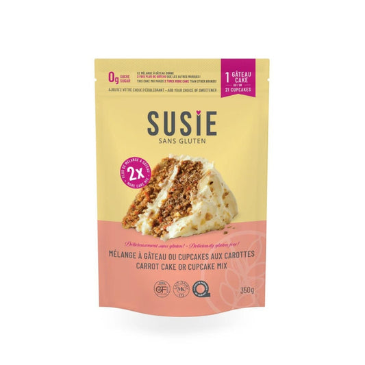 Susie Sans Gluten - Mélange à gâteau ou cupcakes aux carottes